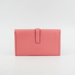 Hermes Jige Mini Swift Rose Clutch Duo - D Stamp