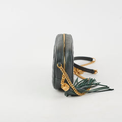 Saint Laurent Small Kate Tassle Dark Green