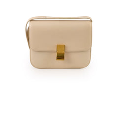 Celine Classique Box Cream Crossbody