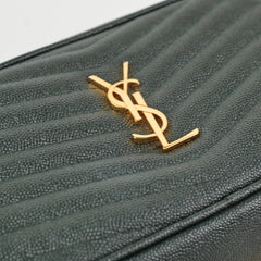 Saint Laurent Small Kate Tassle Dark Green