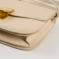 Celine Classique Box Cream Crossbody
