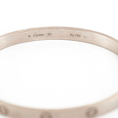 Cartier Love Bracelet Size 20 White Gold