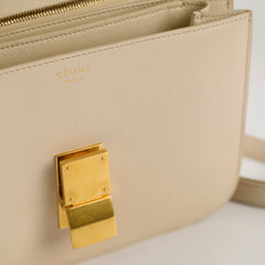Celine Classique Box Cream Crossbody