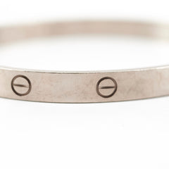 Cartier Love Bracelet Size 20 White Gold