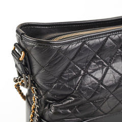 Chanel Gabriel Medium Hobo Calfskin Black