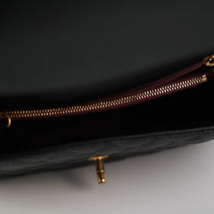 Chanel Coco Handle Caviar Medium Black
