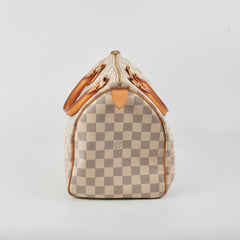 Louis Vuitton Speedy 30 Damier Azur 2016