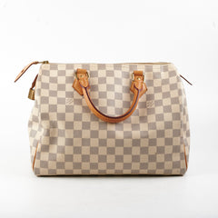 Louis Vuitton Speedy 30 Damier Azur 2016