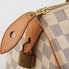 Louis Vuitton Speedy 30 Damier Azur 2016