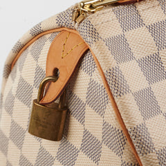 Louis Vuitton Speedy 30 Damier Azur 2016