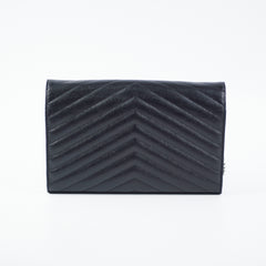 Saint Laurent Envelope Black Crossbody Bag