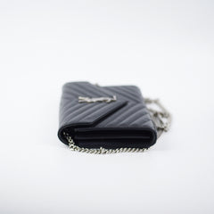 Saint Laurent Envelope Black Crossbody Bag