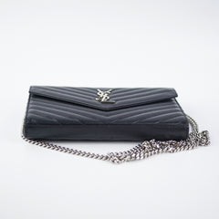 Saint Laurent Envelope Black Crossbody Bag