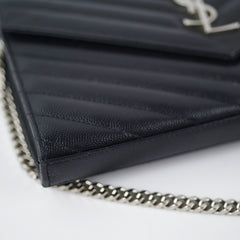 Saint Laurent Envelope Black Crossbody Bag