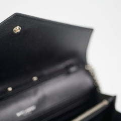 Saint Laurent Envelope Black Crossbody Bag