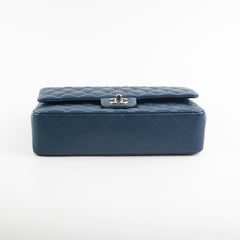 Chanel Medium/Large Double Classic Flap Caviar Navy