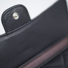 Chanel Long Lambskin Black Wallet
