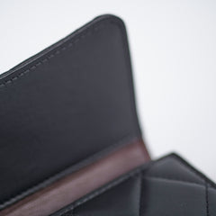 Chanel Long Lambskin Black Wallet
