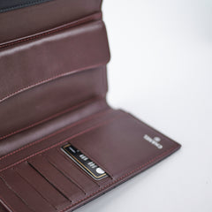 Chanel Long Lambskin Black Wallet