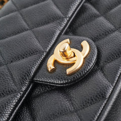 Chanel Caviar Matelasse Mini Bag Black