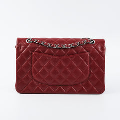 Chanel Medium/Large Caviar Double Classic Flap Red