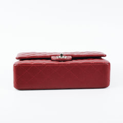 Chanel Medium/Large Caviar Double Classic Flap Red
