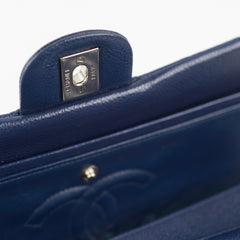 Chanel Classic Flap Medium/Large Caviar Blue Shoulder Bag