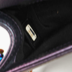 Chanel Small Boy Mermaid Iridescent Purple Shoulder Bag