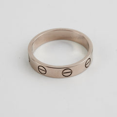 Cartier Love Ring Small Model Size 50 White Gold
