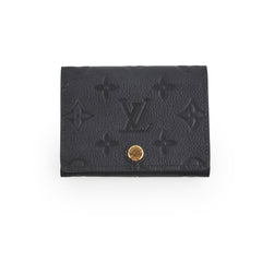 Louis Vuitton Monogram Empreinte Black Card Holder