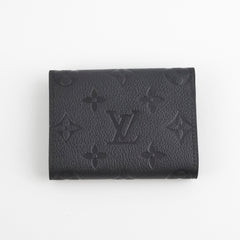 Louis Vuitton Monogram Empreinte Black Card Holder
