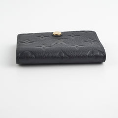 Louis Vuitton Monogram Empreinte Black Card Holder