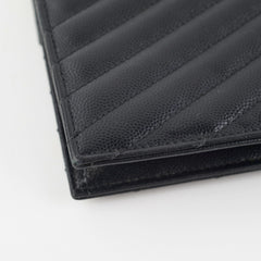 ITEM 8 - Saint Laurent Envelope Wallet On Chain WOC Black