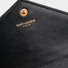 ITEM 8 - Saint Laurent Envelope Wallet On Chain WOC Black