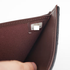 Chanel Compact Black Caviar Wallet