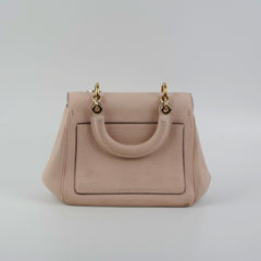 Christian Dior Mini Be Dior Pink Leather Top Handle Bag