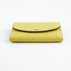 Louis Vuitton Rosalie Coin Purse Yellow