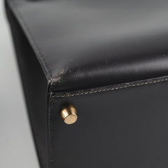 Hermes Kelly 32 Box Graphite Stamp E Square (2001)