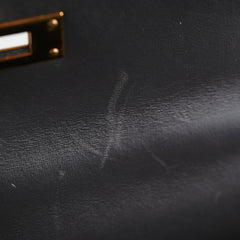 Hermes Kelly 32 Box Graphite Stamp E Square (2001)