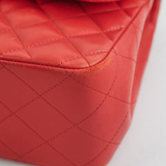 Chanel Jumbo Lambskin Red
