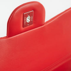 Chanel Jumbo Lambskin Red