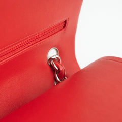 Chanel Jumbo Lambskin Red
