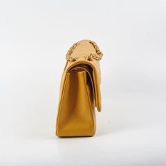 Chanel Classic Jumbo Flap Caviar Yellow - Series 21