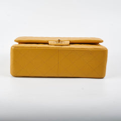 Chanel Classic Jumbo Flap Caviar Yellow - Series 21