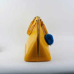 Louis Vuitton Alma GM Yellow Epi Bag