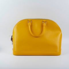 Louis Vuitton Alma GM Yellow Epi Bag