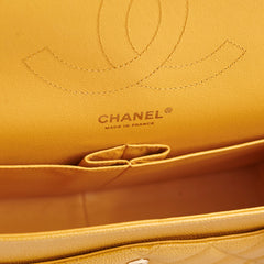 Chanel Classic Jumbo Flap Caviar Yellow - Series 21