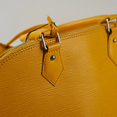 Louis Vuitton Alma GM Yellow Epi Bag