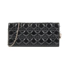 Dior Patent Clutch Black