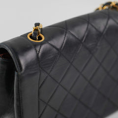 Chanel Vintage Medium Diana Lambskin Black Bag